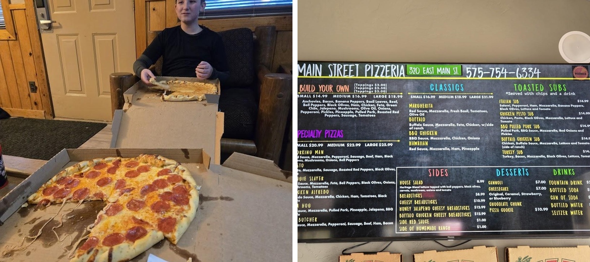Main Street Pizzeria Menu